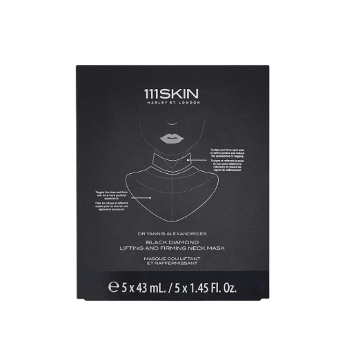 Celestial Black Diamond Lifting and Firming Neck Mask box of 5