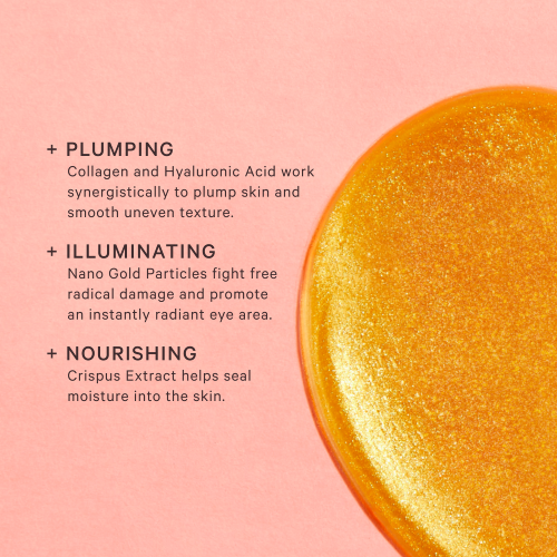 Hydra-Bright Golden Eye Mask